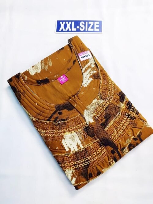 DF-34 Lovely Branded Double Frill Nighty