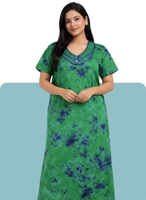 Unique Neck Pattern Nighties