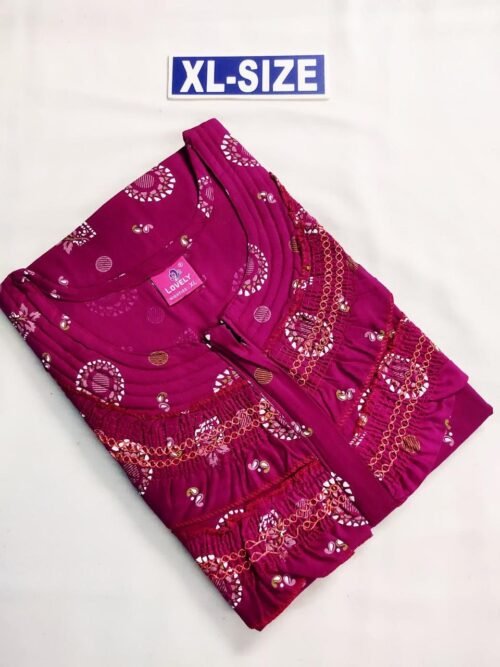 DF-19 Lovely Branded Double Frill Nighty