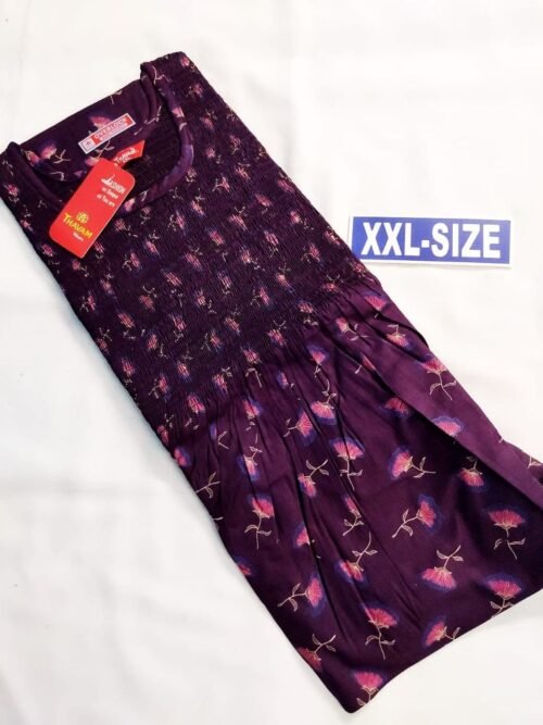 SMF 071 Thavam Smocking Frock Model Nighty