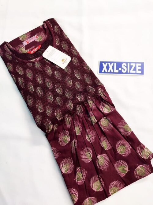 SMF 080 Thavam Smocking Frock Model Nighty